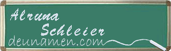Alruna Schleier Visitenkarte